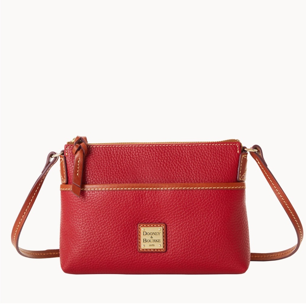 EUC Dooney & Bourke Pebble Grain Ginger Crossbody Purse